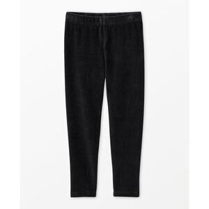 Hanna Andersson black Ribbed Velour Leggings - Size 8 / 130